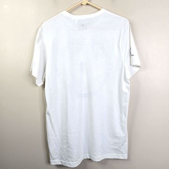 NEW Adidas Mens Short Sleeve 2018 Russia World Cup Telstar Matchball Tee Large - Picture 6 of 8